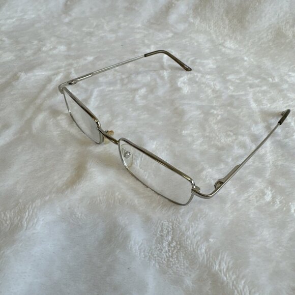 Rectangular Frame Reading Glasses 2.75 Silver‎ Metal RG505H H5 - Picture 7 of 7